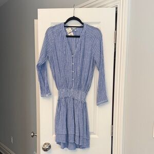 Blue and White dress or coverup